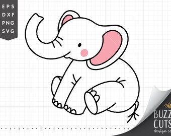Download Baby Elephant Svg Etsy