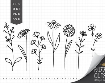 Free 67 Little Wildflower Svg SVG PNG EPS DXF File