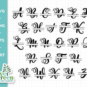 May include: A set of 26 uppercase letters in a cursive font with a horizontal line through the middle of each letter. The letters are black and are on a white background.