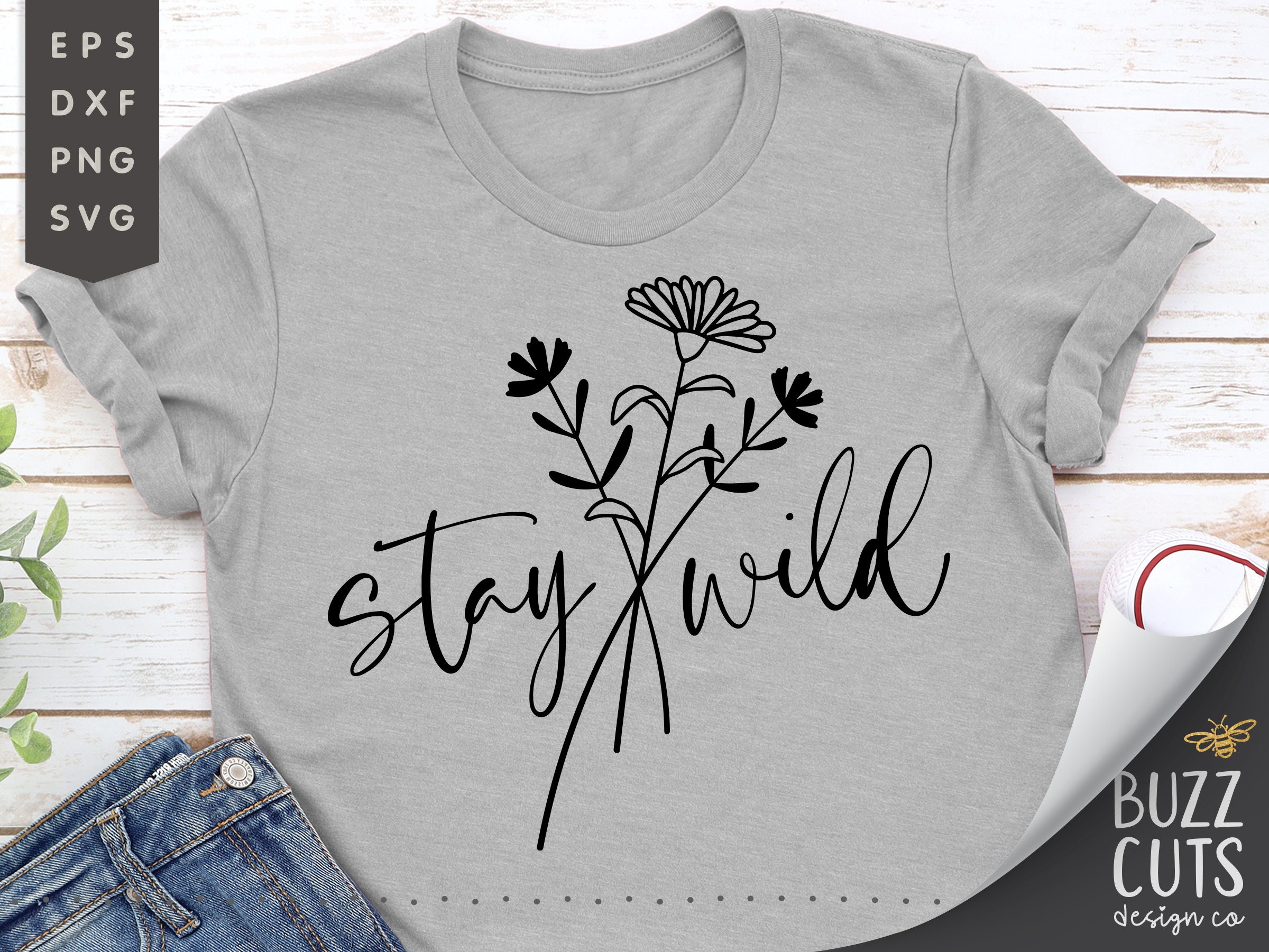Download Stay wild svg Wildflower svg boho flower bouquet botanical ...