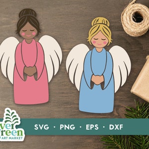 Weihnachtsengel SVG, Engel svg, Weihnachtsengel png, niedlicher Engel svg, Engel png