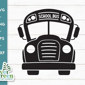 Schoolbus silhouet svg, buschauffeur, eenvoudige svg, terug naar school, eerste schooldag, leraar waardering, svg png sublimatie clip art