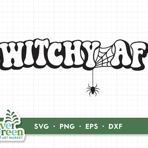 Witchy AF svg, witchy woman svg, halloween svg, witch vibes svg, halloween costume svg, witch shirt svg, sarcastic halloween svg