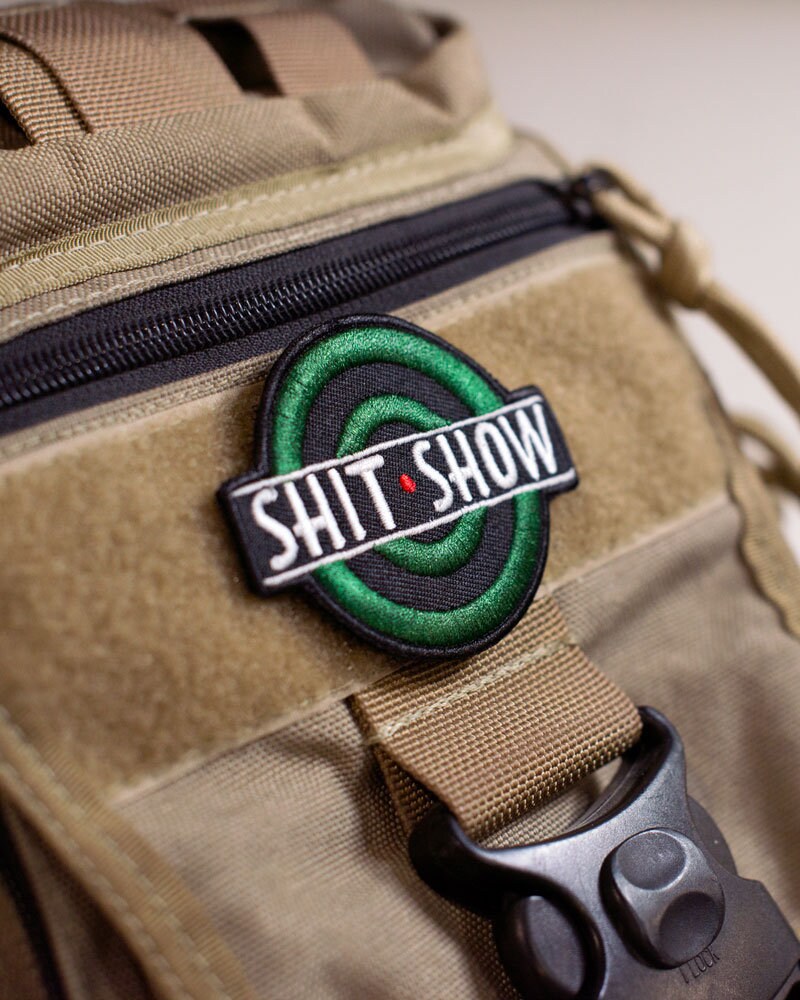 SHOT Show Patch Sh*t Show Embroidered Tactical Morale Patch W Velcro ...