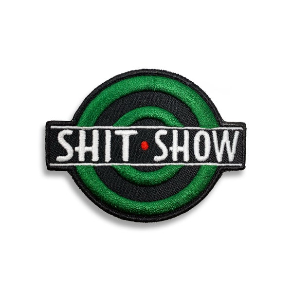 SHOT Show patch Sh*t show embroidered tactical morale patch w Velcro backing