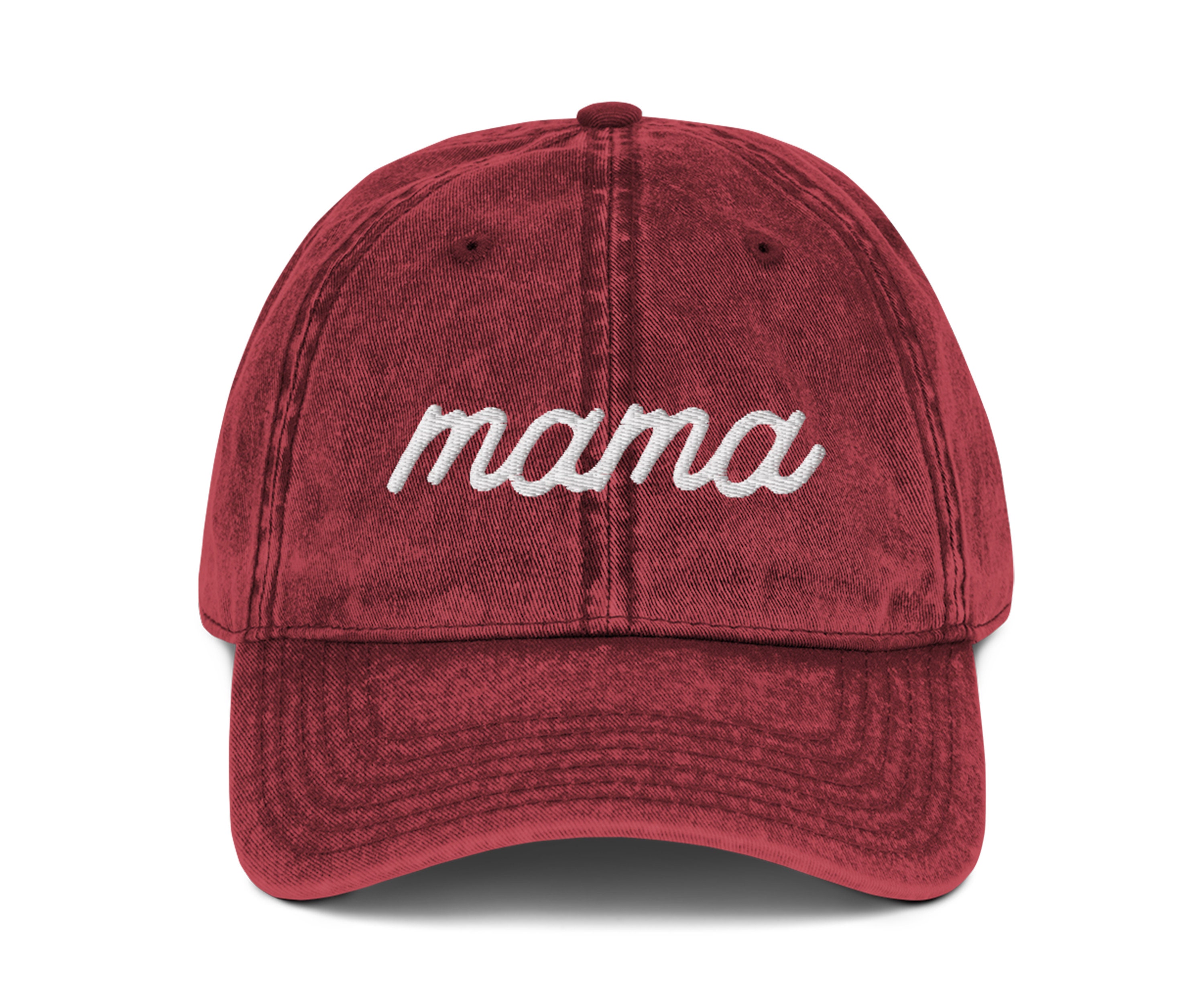 Embroidered Mama Hat Mom Hat Baseball Cap Dad Hat Chambray | Etsy