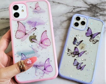 Pink Butterfly Case Etsy Pink Butterfly Case Etsy