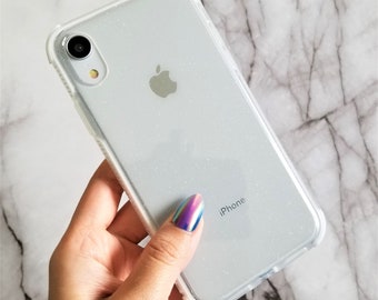 Clear Glitter Case Etsy Clear Glitter Case Etsy