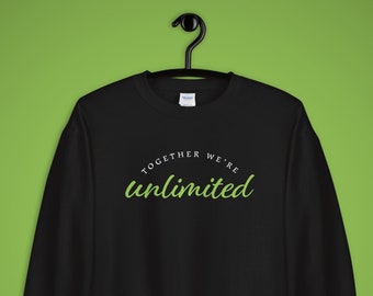 Together We're Unlimited Unisex Sweatshirt, Wicked Musical, Defying Gravity, Broadway Show, Musical Theater, Elphaba, Glinda, Best Friends
