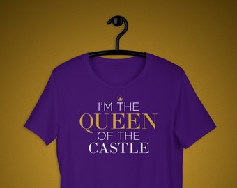 Queen of the Castle Tshirt, SIX the Musical, Broadway Show, Ex Wives, Get Down, Anna of Cleves, West End Theatre, Theatre Gift