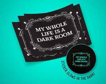 Glow in the Dark Sticker, My Whole Life is a Dark Room, Musical Theatre
