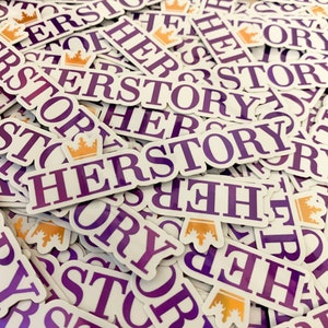 HERstory Holographic Sticker – Six Musical Inspired, Broadway Sticker, Musical Theatre, Decal, Ex Wives, Girl Power, Strong Women