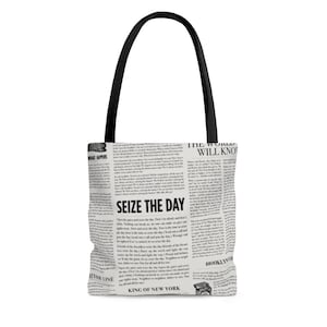 Newsies Tote Bag, Seize the Day, King of New York, Newsies Musical Broadway, Fansies, Theatre Gift image 5