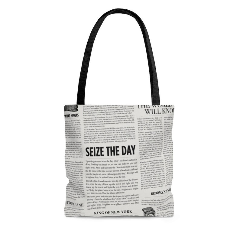 Newsies Tote Bag, Seize the Day, King of New York, Newsies Musical Broadway, Fansies, Theatre Gift image 5