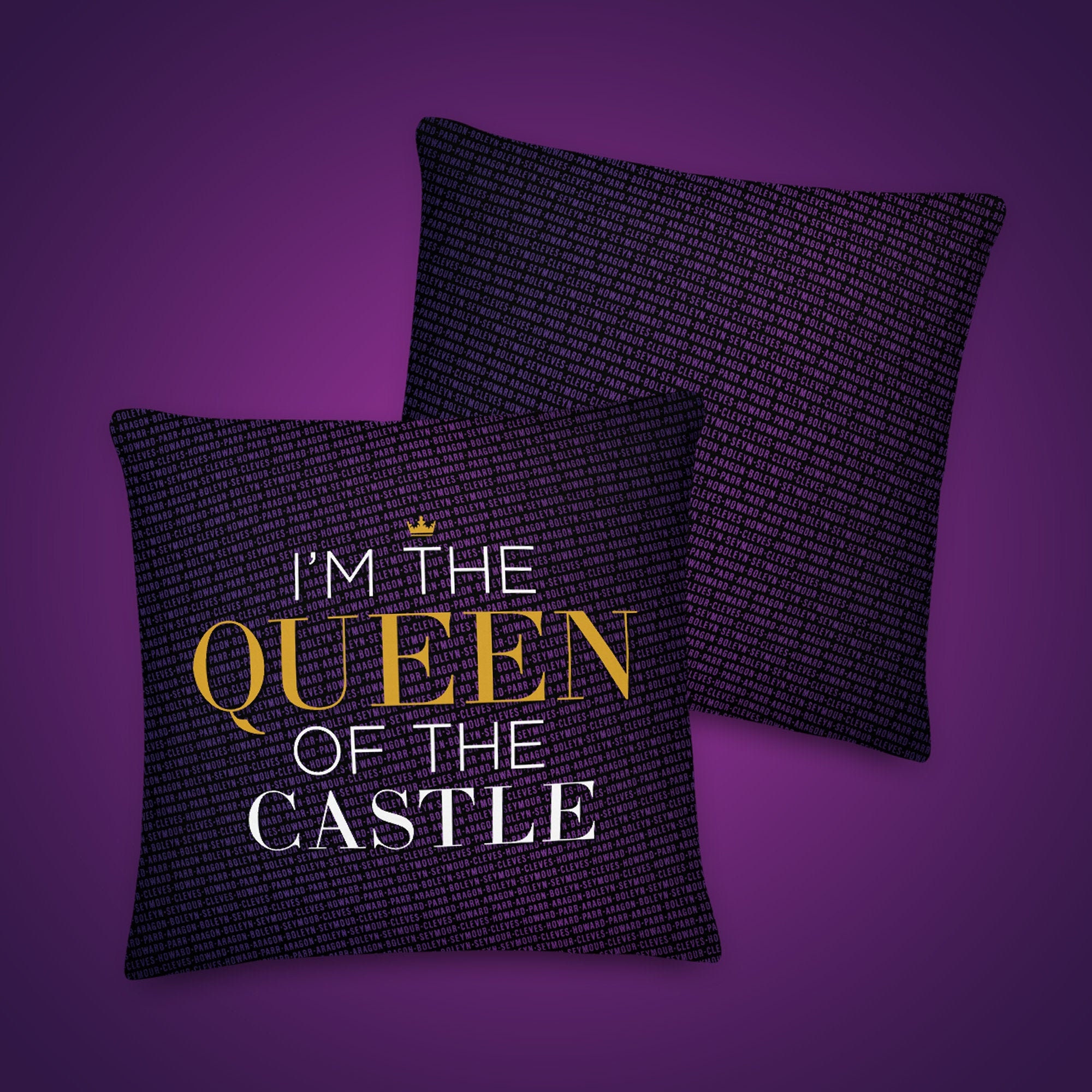 Six the Musical Pillow Queen of the Castle Broadway Musical Etsy