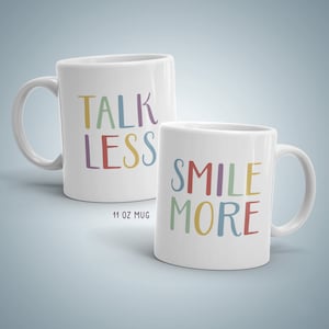 Talk Less Smile More Mug, Hamilton Musical, Aaron Burr, Broadway Show, Musical Theater, Hamilfan, 11 oz or 15 oz Coffee Mug