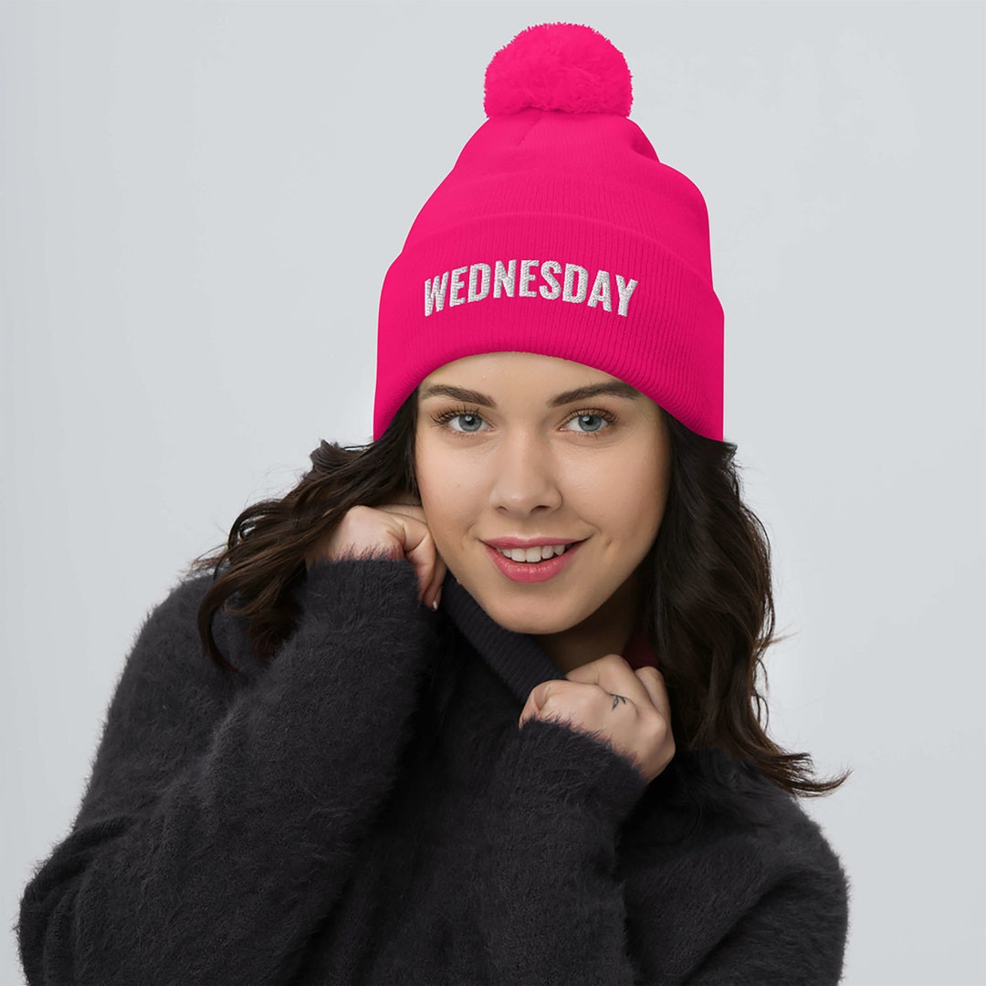 On Wednesdays We Wear Pink Pom-pom Beanie Mean Girls - Etsy