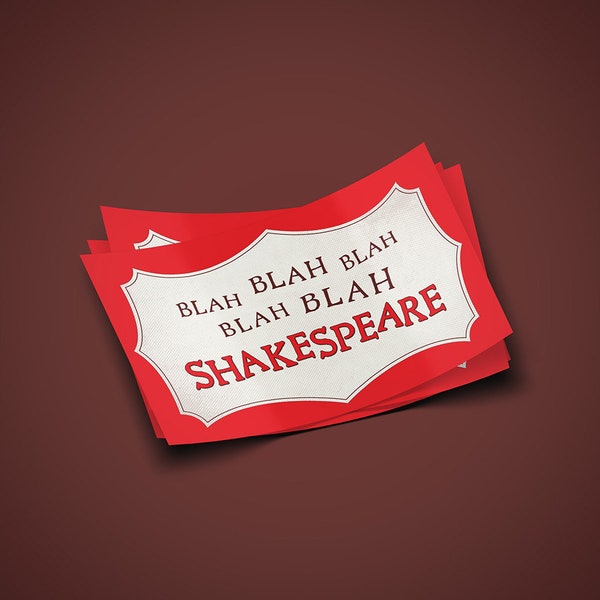 Shakespeare Something Rotten Stickers, Broadway Show, Musical Theater, Laptop Decals