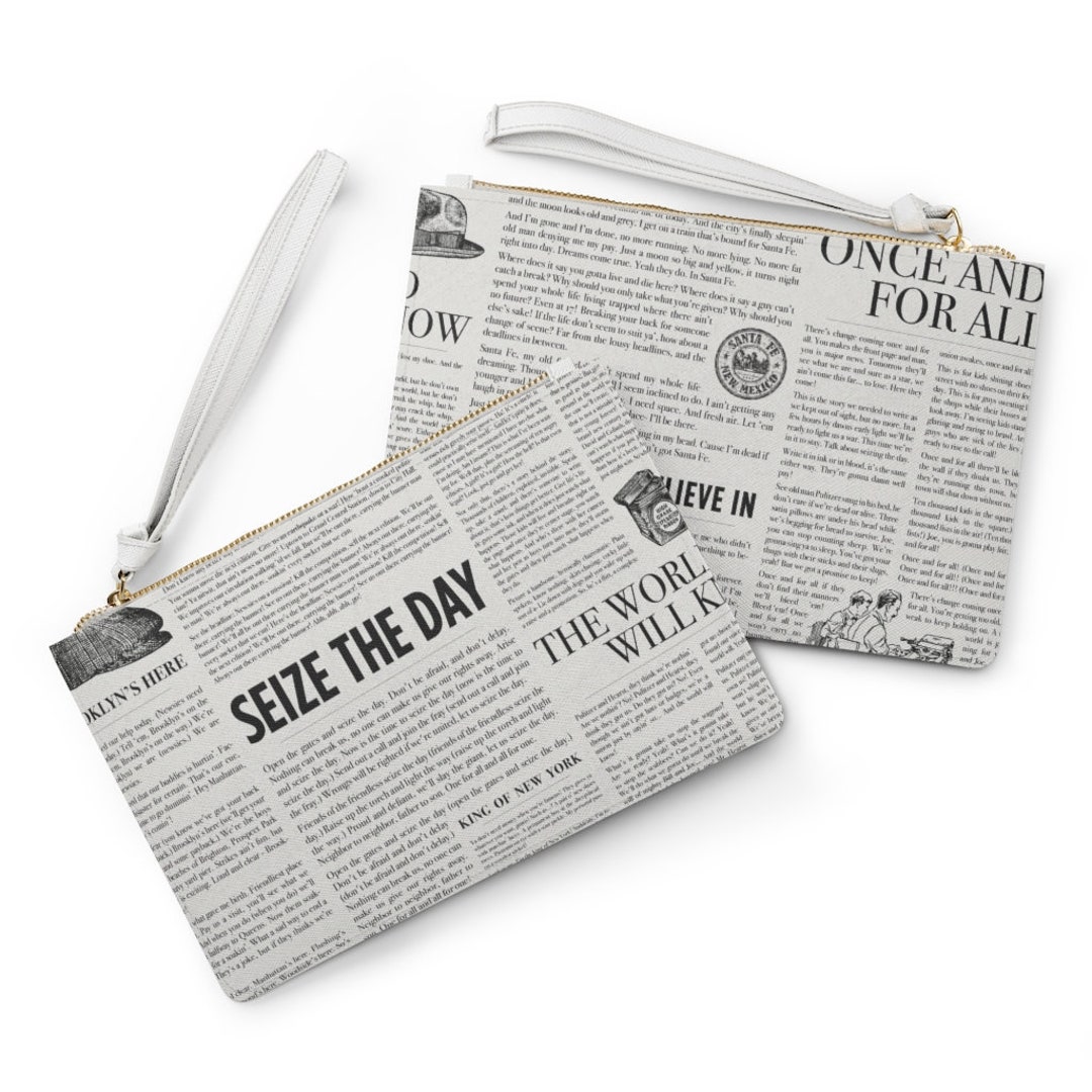 Newspaper clutch kate spade shop
