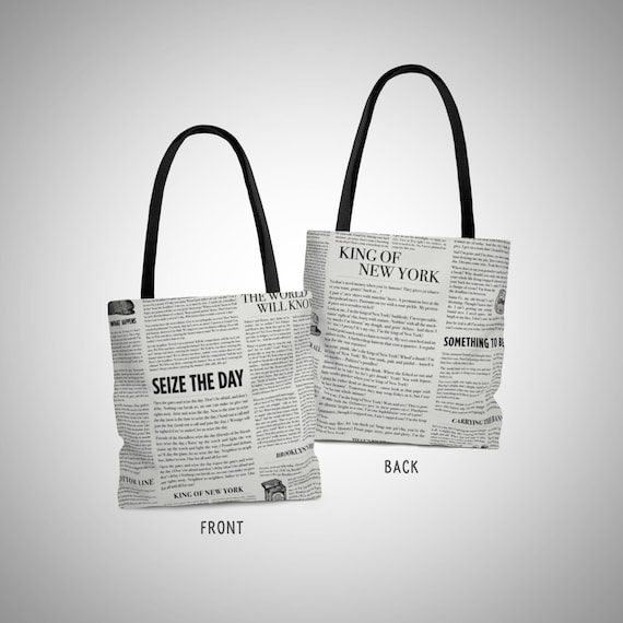 Newsies Tote Bag, Seize the Day, King of New York, Newsies Musical