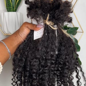 100% Human Hair Loc Extensions