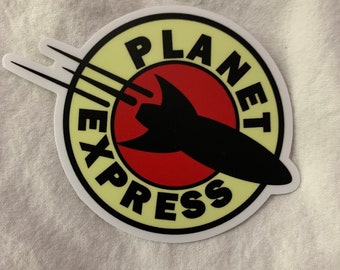 Futurama Planet Express Logo Vinyl Sticker Car Truck Window Decal JDM USMD Wall