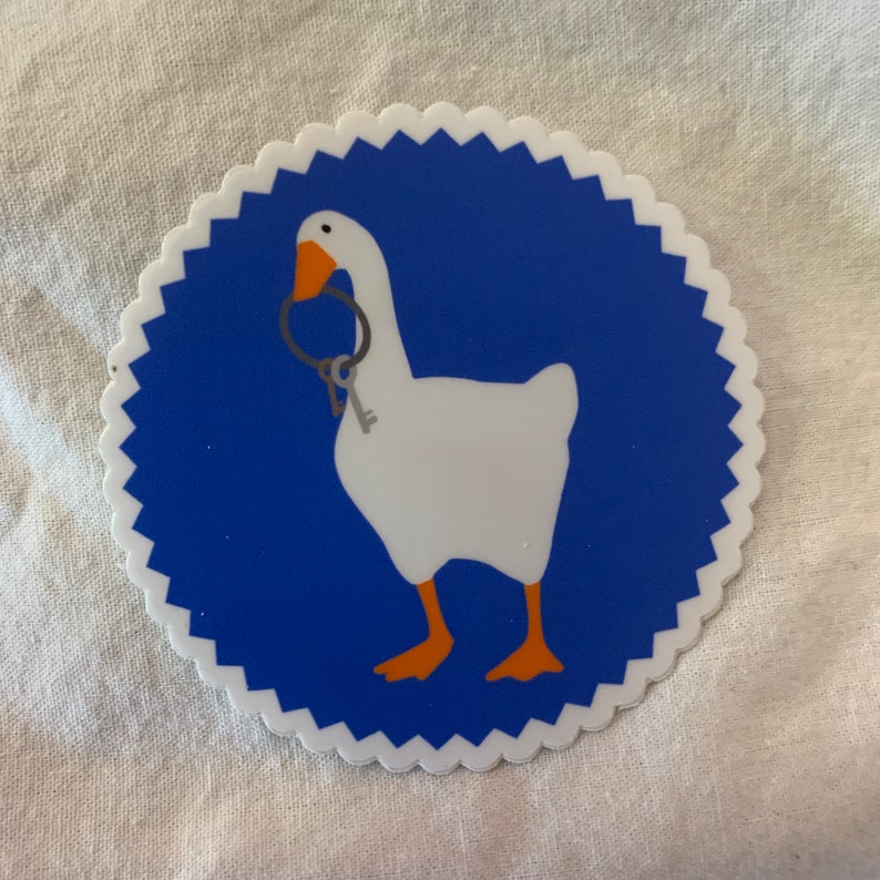 Untitled Goose Game Vinyl Weatherproof Sticker Decal Car Truck Etsy