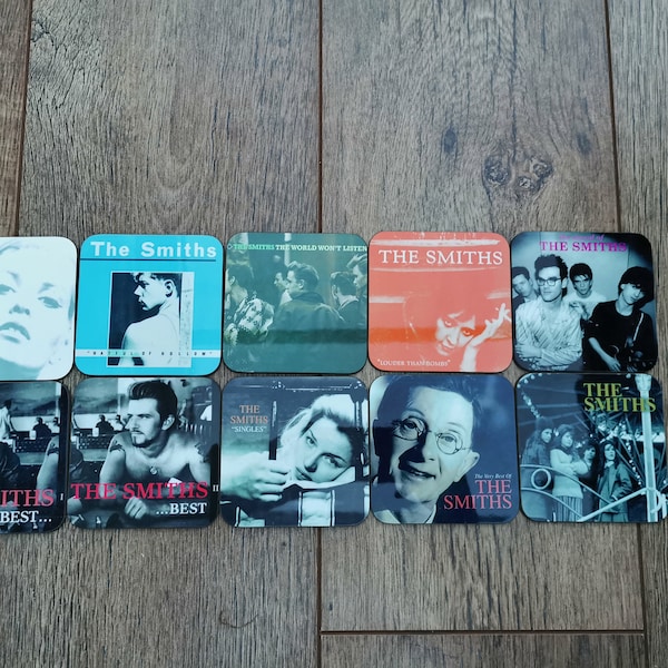 The Smiths Live and Compilation Album Cover Wooden Coasters