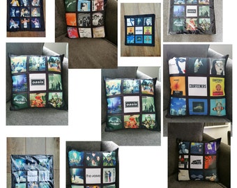 Your Favorite Album Covers Made into a Cushion Cover