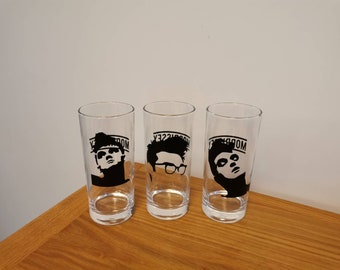 Morrissey - The Smiths inspired Hi-Ball Glasses