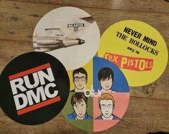 Your Favorite Album Cover or Band Logo Made into a 12" Slipmat - DJ Slipmat - Vinyl Slipmat