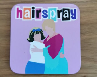 Laca para el cabello de los posavasos de madera musicales