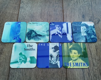 Posavasos de madera de cubierta única The Smiths - Juego 1