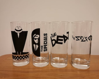 Vasos Hi-Ball inspirados en SKA 2Tone