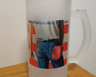 Bruce Springsteen Born in the USA Portada del álbum Jarra de cerveza helada