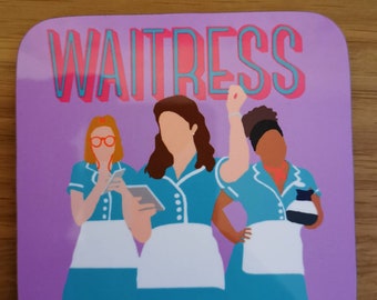 Posavasos de Madera Camarera el Musical