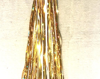 Tambourine Tassel Golden Anointing--Pandereta Borla Unción Dorada