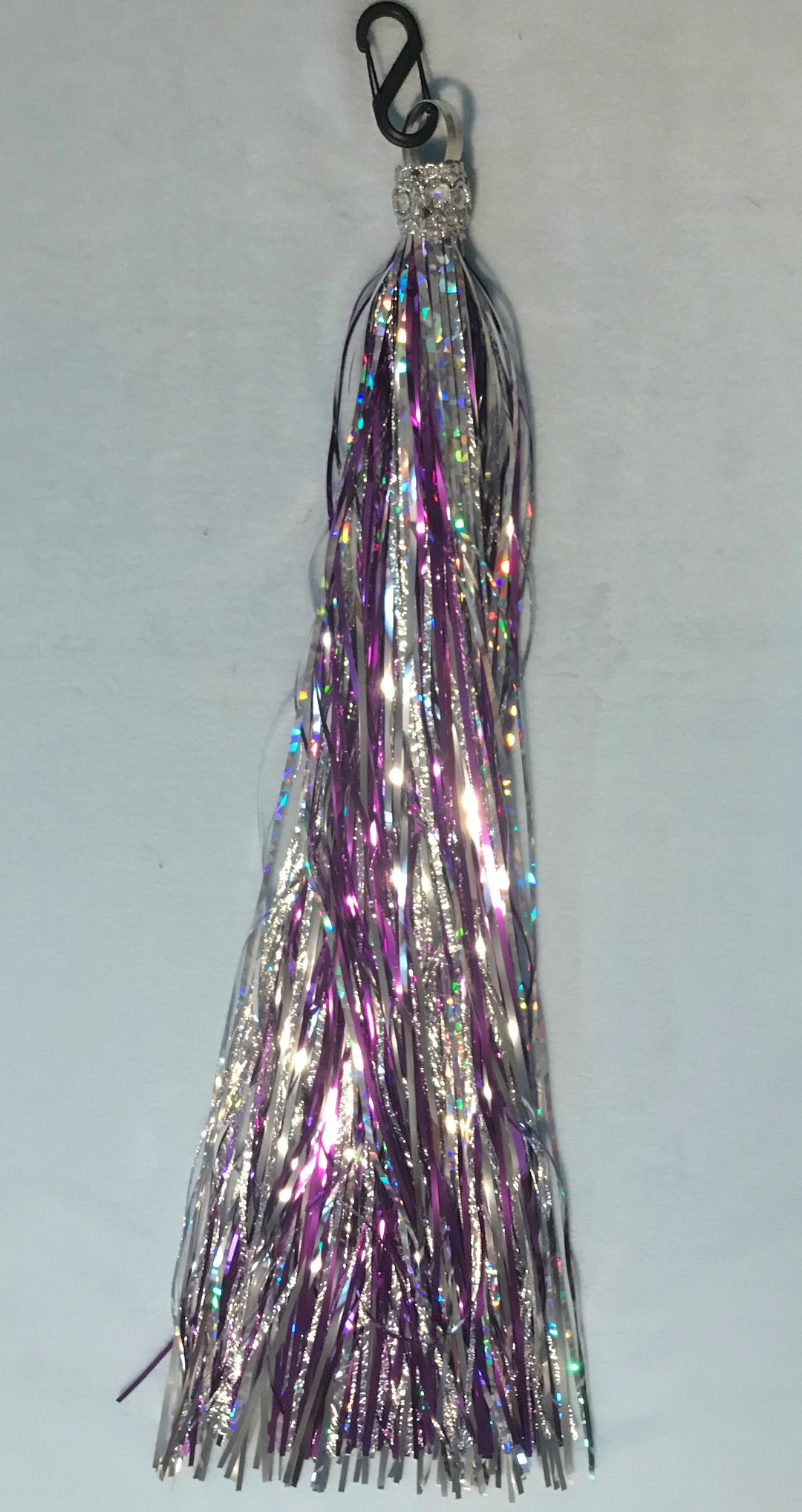 Tambourine Tassel Majesty Purple/ Silver pandereta Borla Etsy