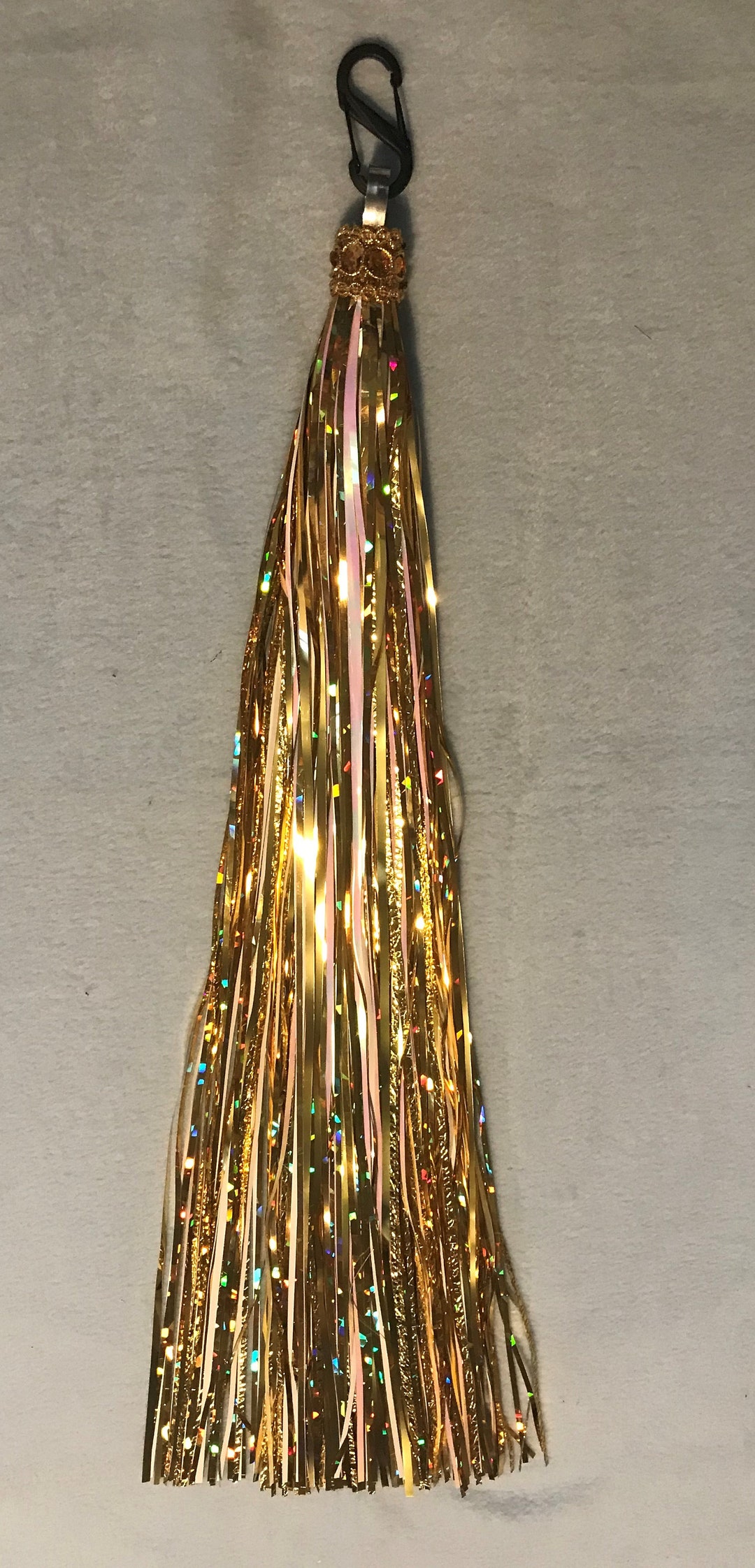 Tambourine Tassel Golden Anointing/ Pandereta Borla Unción Dorada/ Etsy