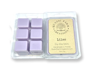 Lilac Soy Wax Melts | Handmade in Florida (2.5oz Clamshell)