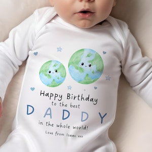 パパ、お誕生日おめでとう、パパになって1歳の誕生日、新しいパパへのプレゼント、お父さんの誕生日、パパの誕生日、スリープスーツ、赤ちゃんからのプレゼント、かわいいプレゼント