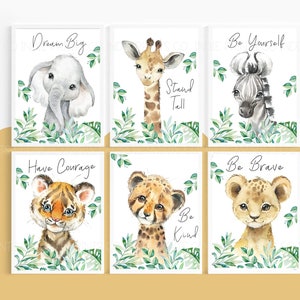 Safari Animal Prints, Nursery Prints, Nursery Decor, Boys Nursery Prints, Safari Nursery, Jungle Nursery Prints, Neutral Nursery Prints,