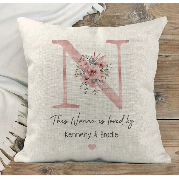 Nanna Gifts, Nana Gift, Mothers Day, Christmas Gift For Nanna, Nanna Cushion, Grandma Gifts, Grandma Birthday, Personalised Gifts, Cushion