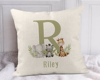 Safari Tier Kissen,Kinderzimmer Dekor,Baby Junge,Baby Mädchen,neues Baby Geschenk,Neugeborene,Safari Kinderzimmer,Dschungel Kinderzimmer, Mädchen, Jungen Schlafzimmer,Kleinkind Zimmer