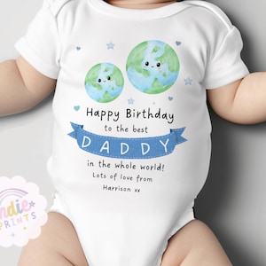 パパ、お誕生日おめでとう、パパになって1歳の誕生日、新しいパパへのプレゼント、お父さんの誕生日、パパの誕生日、スリープスーツ、赤ちゃんからのプレゼント、かわいいプレゼント