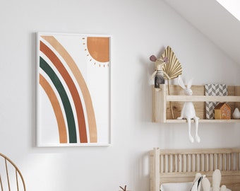 Kinderzimmer Bilder, Kinderzimmer Deko, Regenbogen Dekor, Mädchen Kinderzimmer, Jungen Kinderzimmer, Baby Mädchen, Baby Junge, Kinderzimmer Drucke, Kinderzimmer Bilder, Nursert Wandkunst