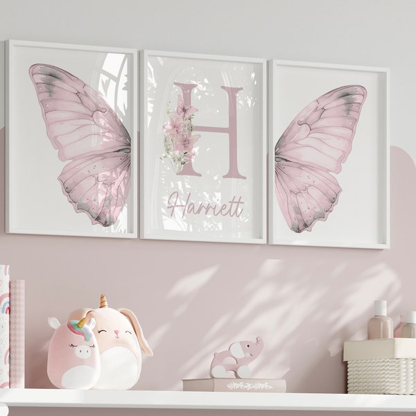 Butterfly Girls Room Wall Decor Etsy