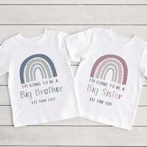 Big sister t shirt,baby announcement,promoted to big brother, ittle brother,New baby sibling,pregnancy reveal,Big sister,Kids,t-shirt, birth