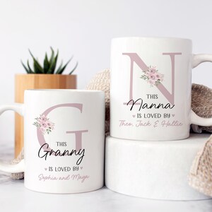 Regalo de nueva mamá, taza de mamá, regalo de nuevo bebé, regalo de nueva mamá, abuela, niñera, nana, nan, regalo de cumpleaños para ella, día de las madres, regalo de abuelo, nietos
