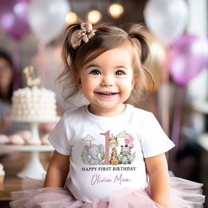 When I Wake Up I Will Be 1,1st Birthday Pyjamas,First Birthday Outfit,Baby Vest,Personalised First Birthday T-shirt,Sleepsuit,Girls and Boys